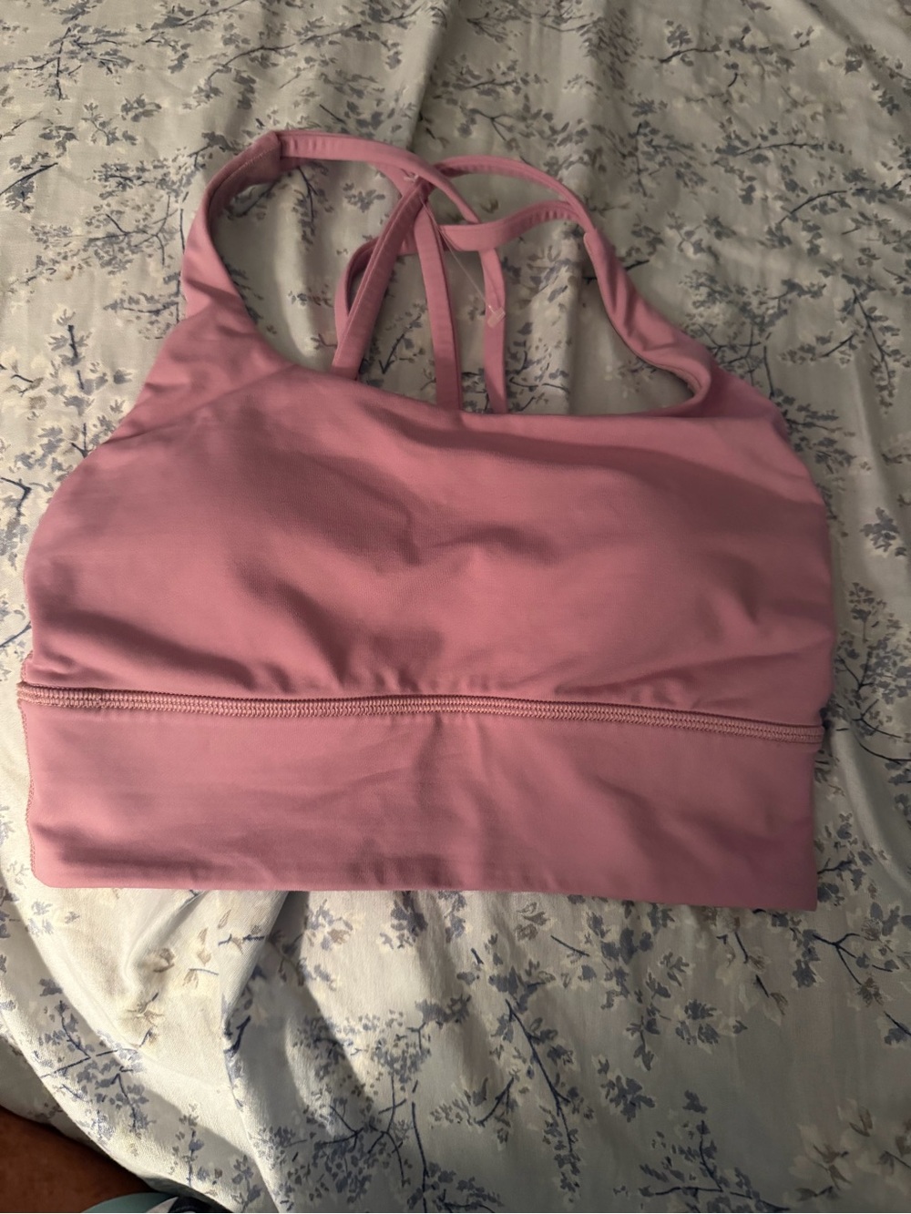 Lululemon Women’s Pink Strappy Comfort Bralette 2